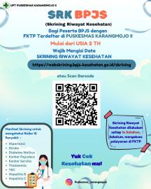 ANAK USIA 2 TAHUN, SUDAH BISA  SKRINING KESEHATAN DI PUSKESMAS KARANGMOJO II
